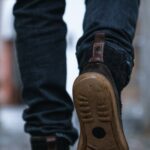 No health authority has ever recommended 10,000 steps Close-up of a person walking on a pavement